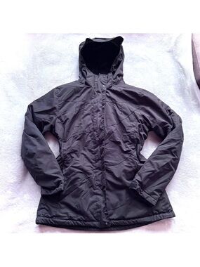 Sierra Experience Black Hooded Ski Jacket